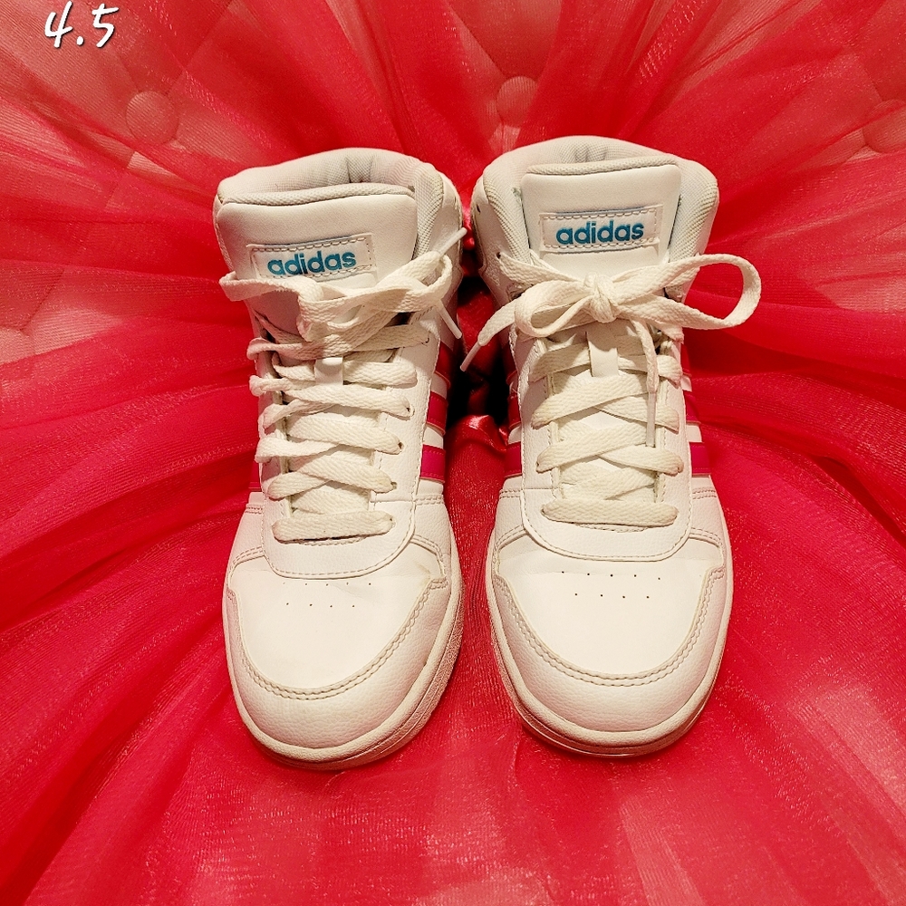 BIG GIRLS ADIDAS MID SNEAKERS